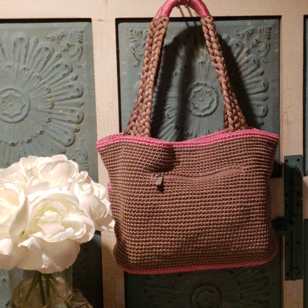 THE SAK TOTE PINK/CARAMEL